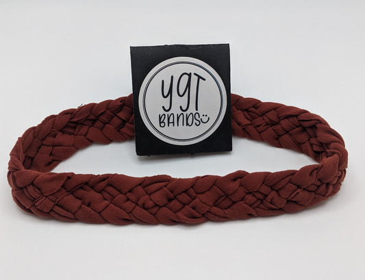YGT- Braid Band- Clay Red